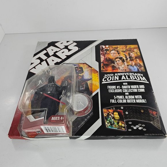 Star Wars Darth Vader 30th Anniversary Collector's Coin And Album Set #1 Figure - Picture 3 of 8